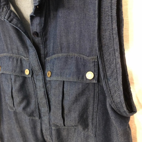 2[7ForAllMankind] New! Denim romper drawstring - Picture 3 of 8